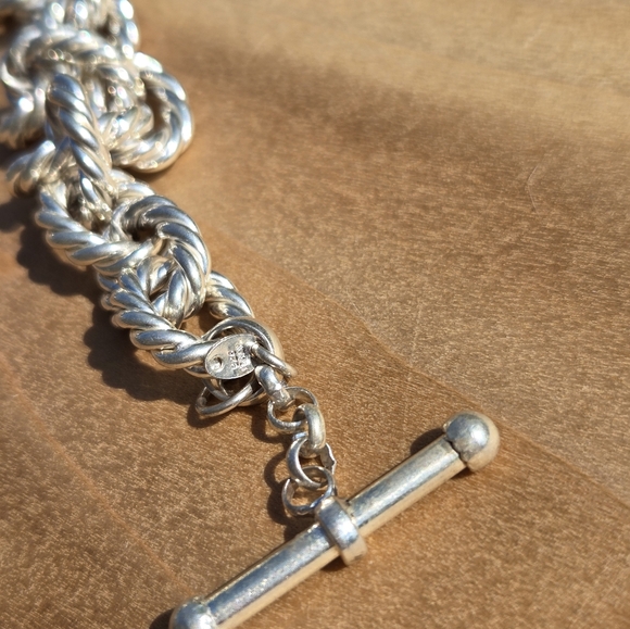 925 Silver Rope Bracelet - Picture 7 of 10